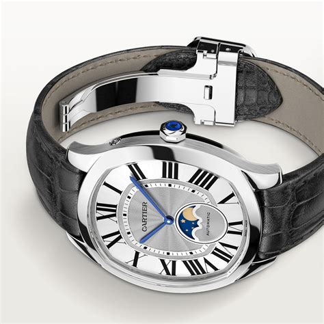 cartier driving watch|drive de cartier moon phase.